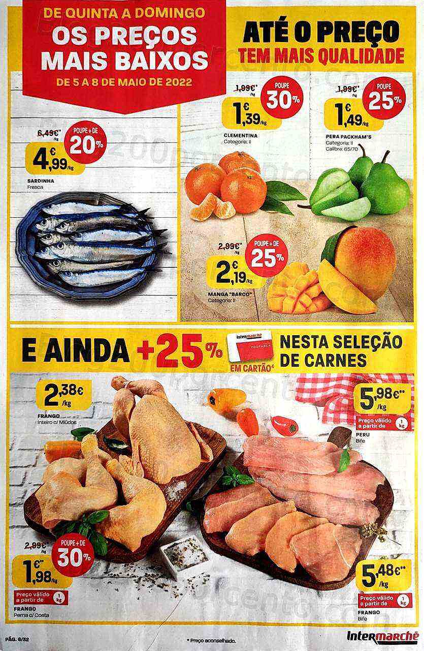 Antevisão Folheto INTERMARCHÉ Promoções de 5 a 11 maio