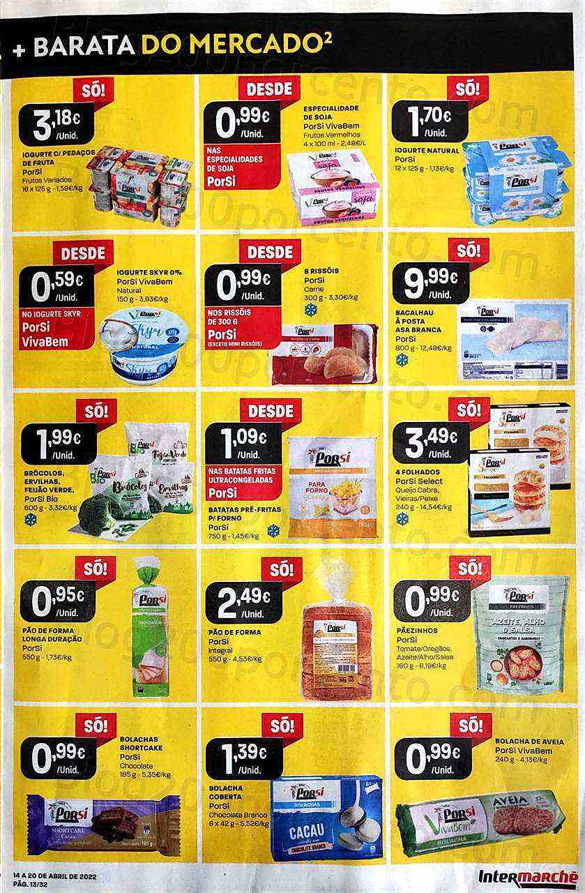 Antevisão Folheto INTERMARCHÉ Promoções de 14 a 20 abril