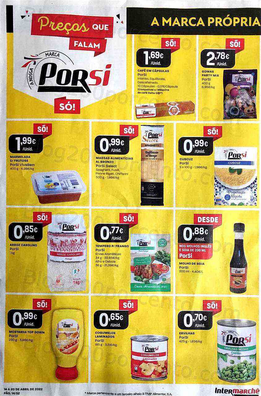 Antevisão Folheto INTERMARCHÉ Promoções de 14 a 20 abril