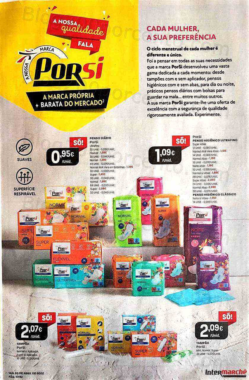 Antevisão Folheto INTERMARCHÉ Promoções de 14 a 20 abril