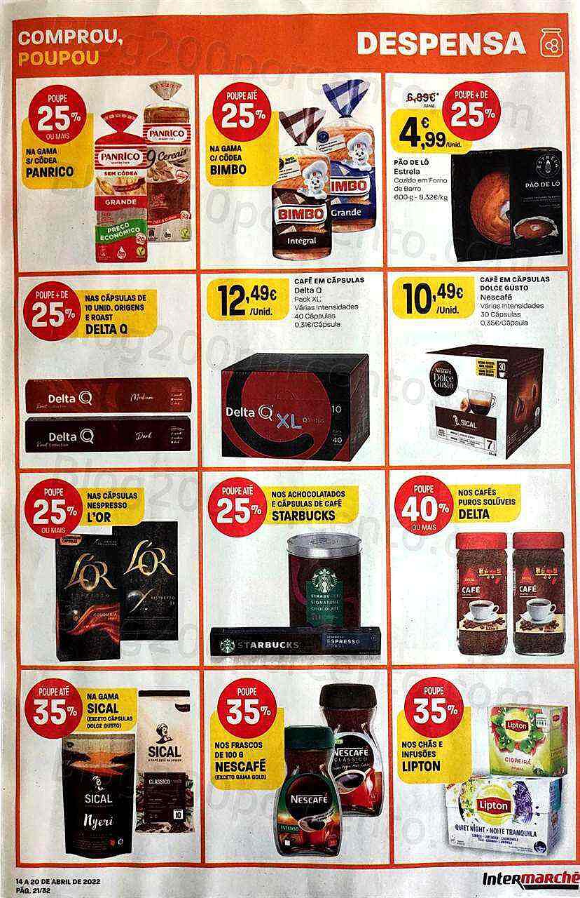Antevisão Folheto INTERMARCHÉ Promoções de 14 a 20 abril