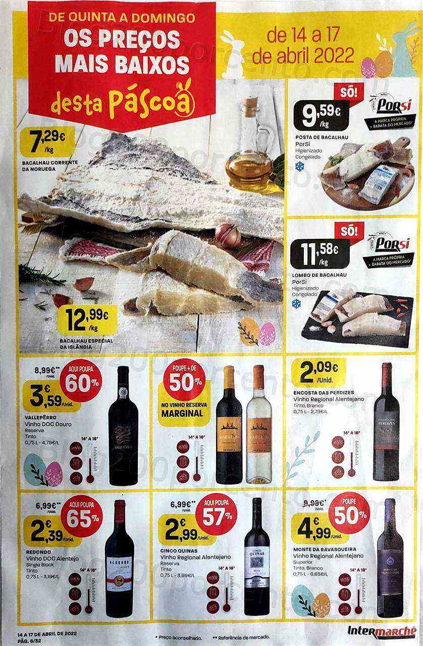 Antevisão Folheto INTERMARCHÉ Promoções de 14 a 20 abril