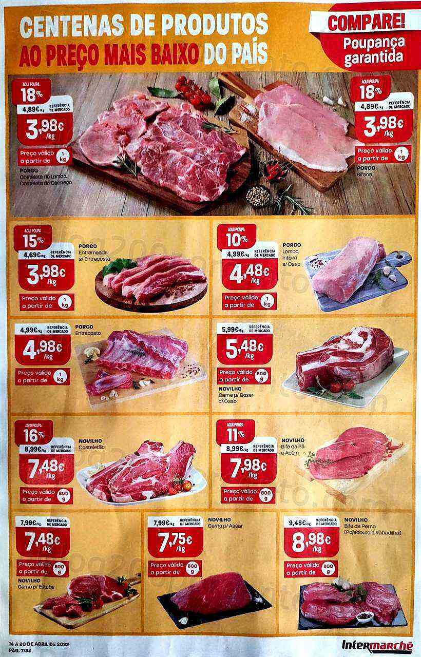 Antevisão Folheto INTERMARCHÉ Promoções de 14 a 20 abril
