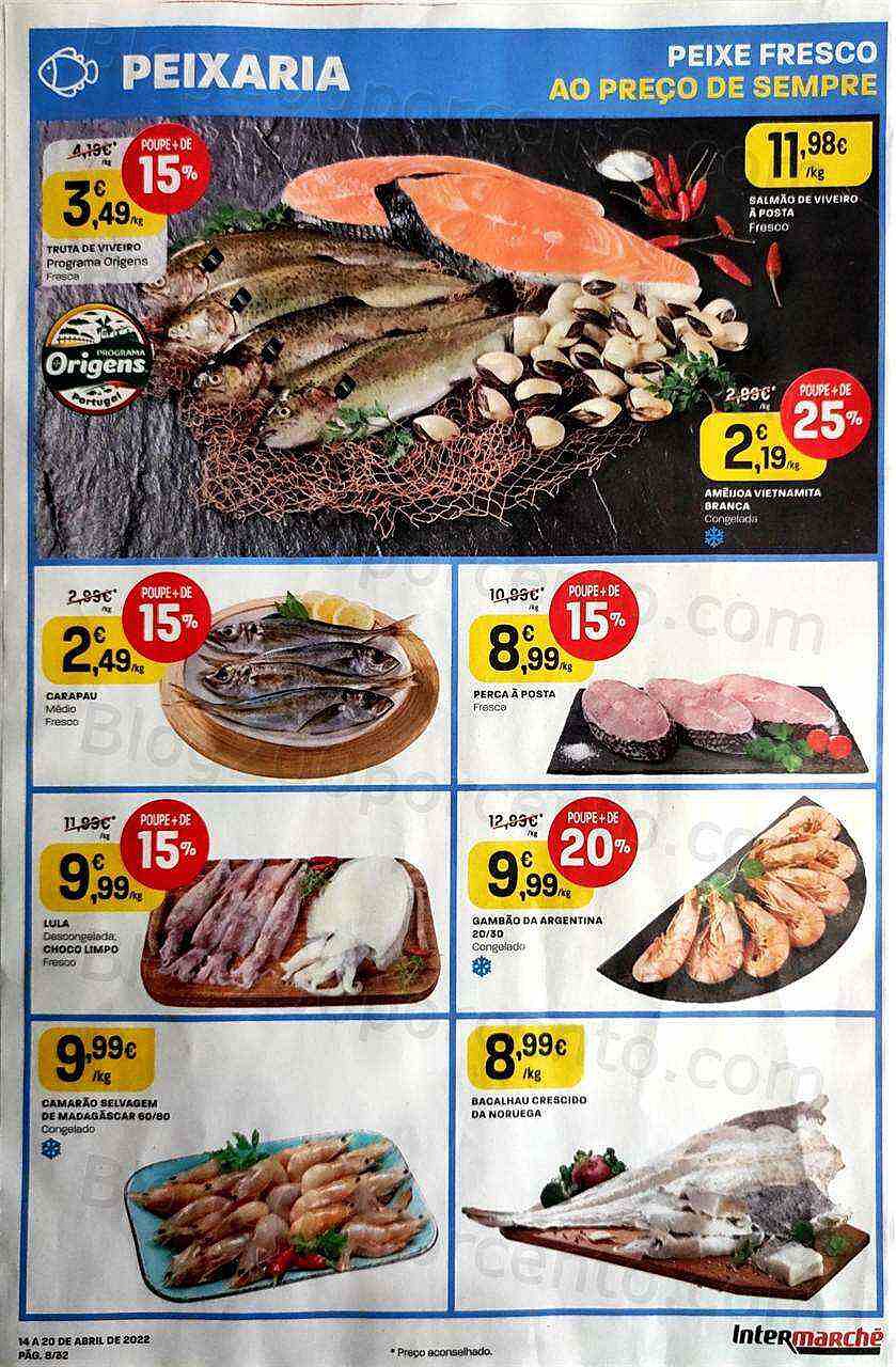 Antevisão Folheto INTERMARCHÉ Promoções de 14 a 20 abril