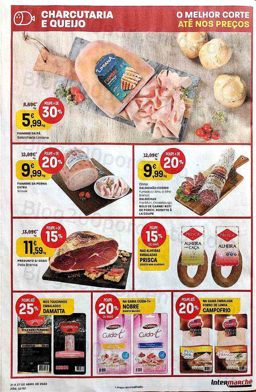 Antevisão Folheto INTERMARCHÉ Promoções de 21 a 27 abril