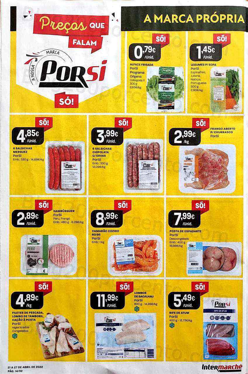 Antevisão Folheto INTERMARCHÉ Promoções de 21 a 27 abril