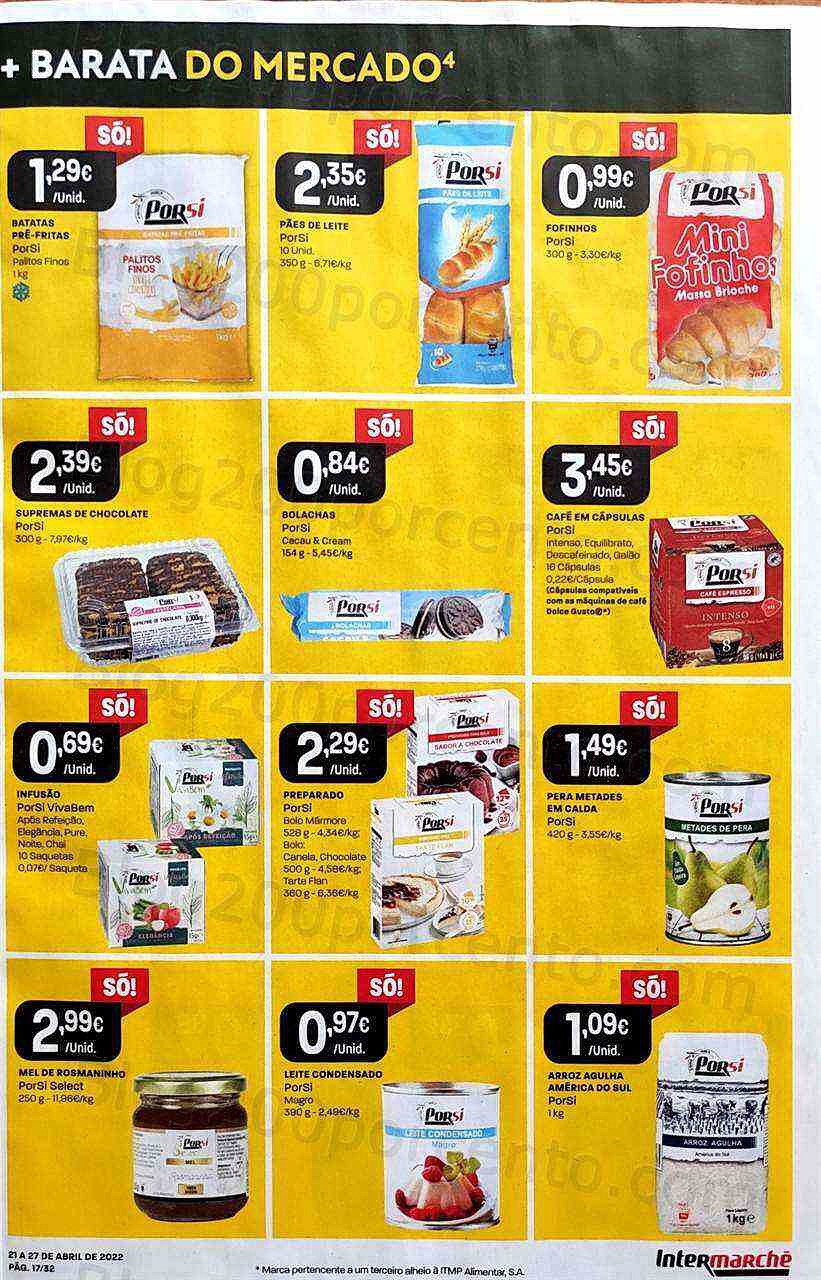 Antevisão Folheto INTERMARCHÉ Promoções de 21 a 27 abril