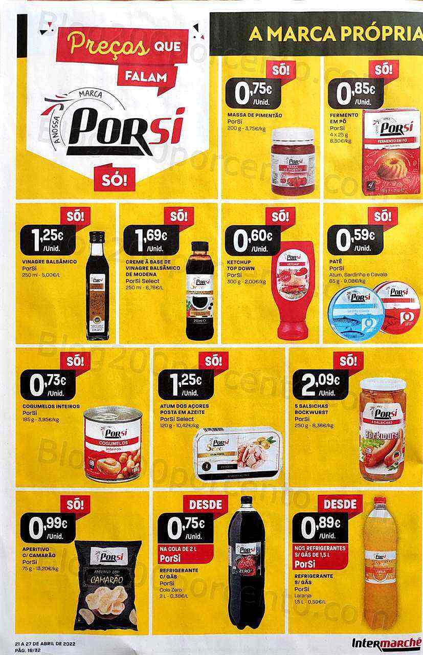 Antevisão Folheto INTERMARCHÉ Promoções de 21 a 27 abril
