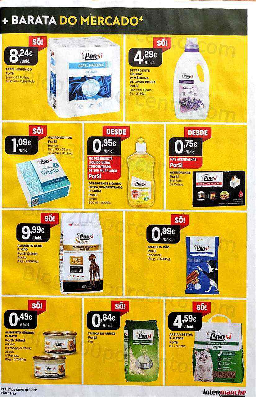 Antevisão Folheto INTERMARCHÉ Promoções de 21 a 27 abril