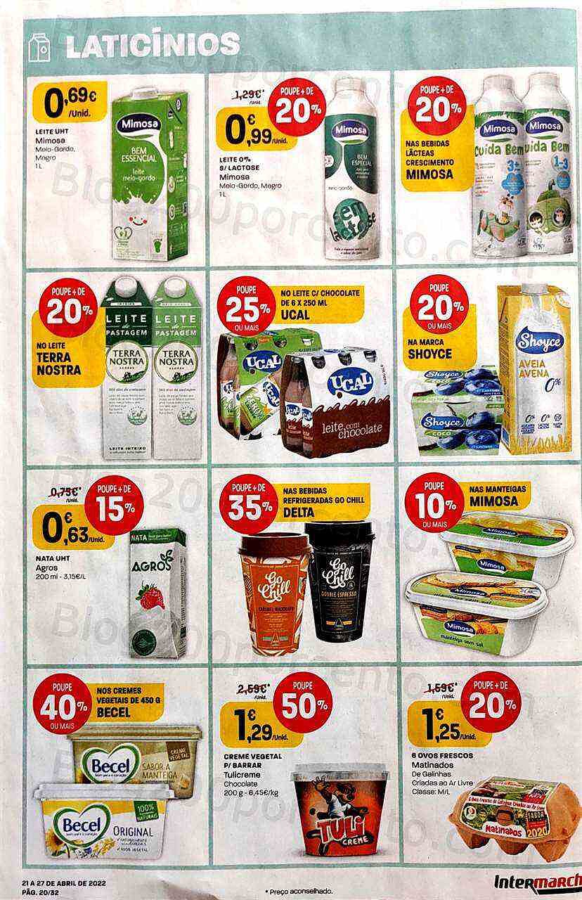 Antevisão Folheto INTERMARCHÉ Promoções de 21 a 27 abril