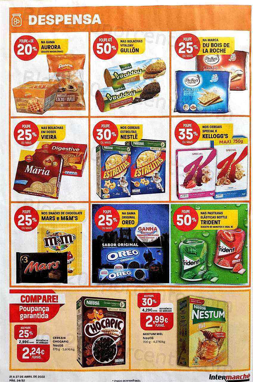 Antevisão Folheto INTERMARCHÉ Promoções de 21 a 27 abril
