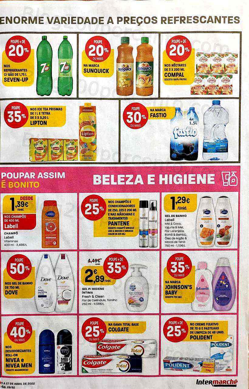 Antevisão Folheto INTERMARCHÉ Promoções de 21 a 27 abril