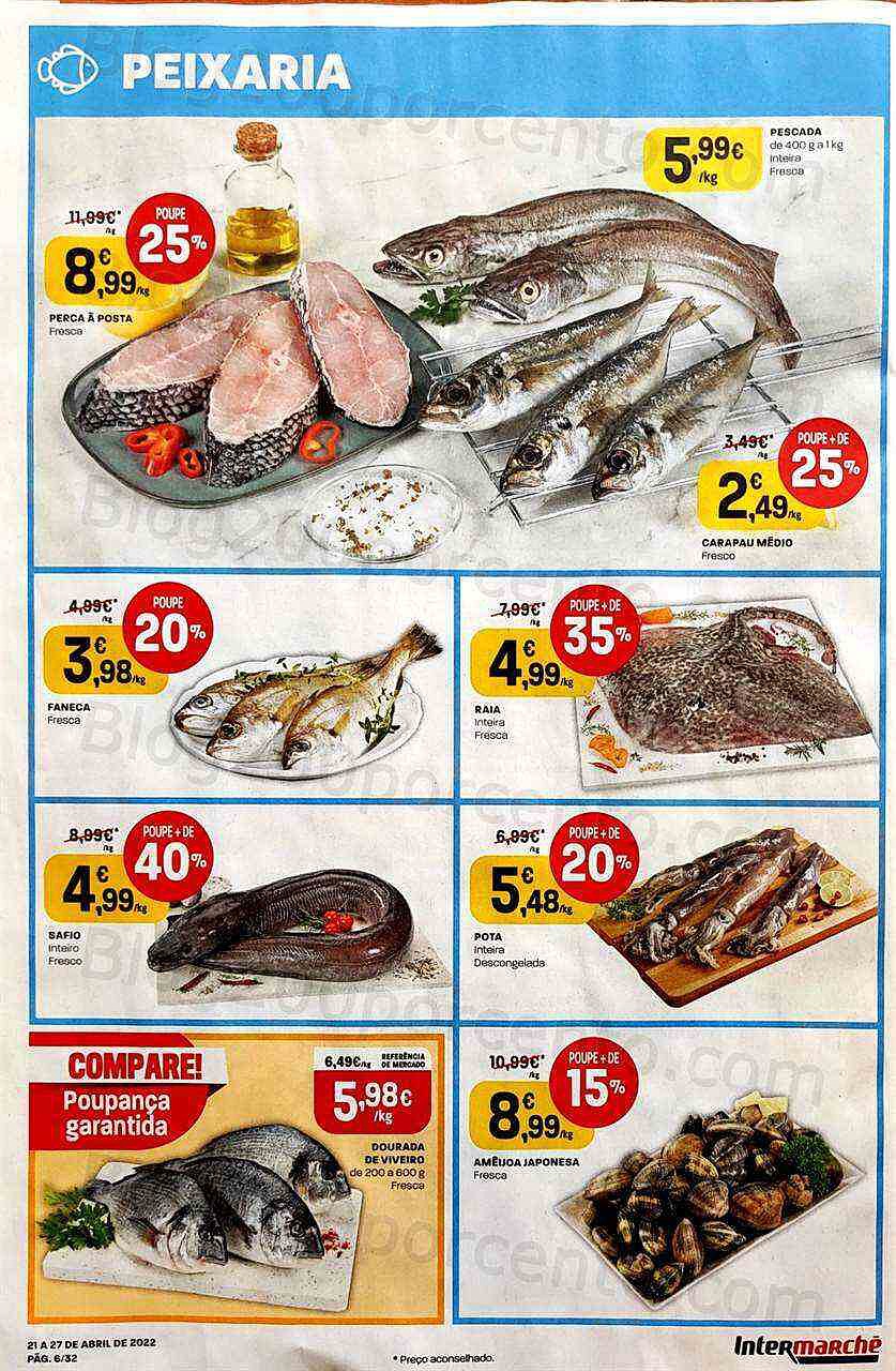 Antevisão Folheto INTERMARCHÉ Promoções de 21 a 27 abril