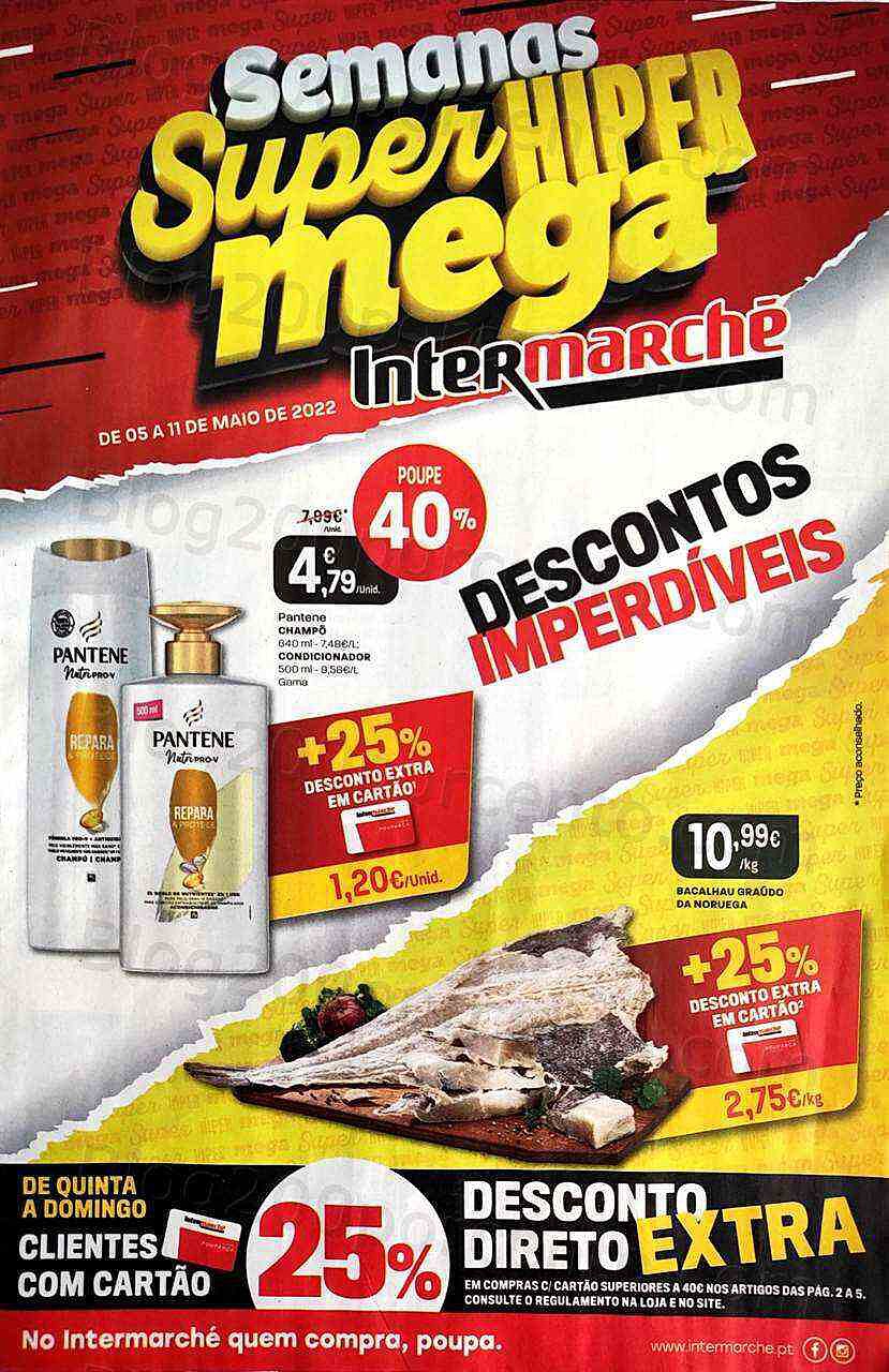 Antevisão Folheto INTERMARCHÉ Promoções de 5 a 11 maio