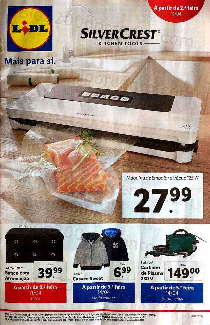 Antevisão Folheto LIDL Promoções de 11 a 17 abril
