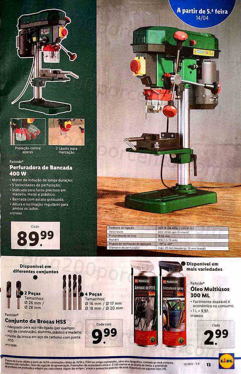 Antevisão Folheto LIDL Promoções de 11 a 17 abril