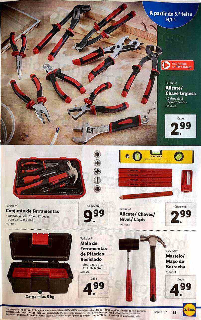 Antevisão Folheto LIDL Promoções de 11 a 17 abril