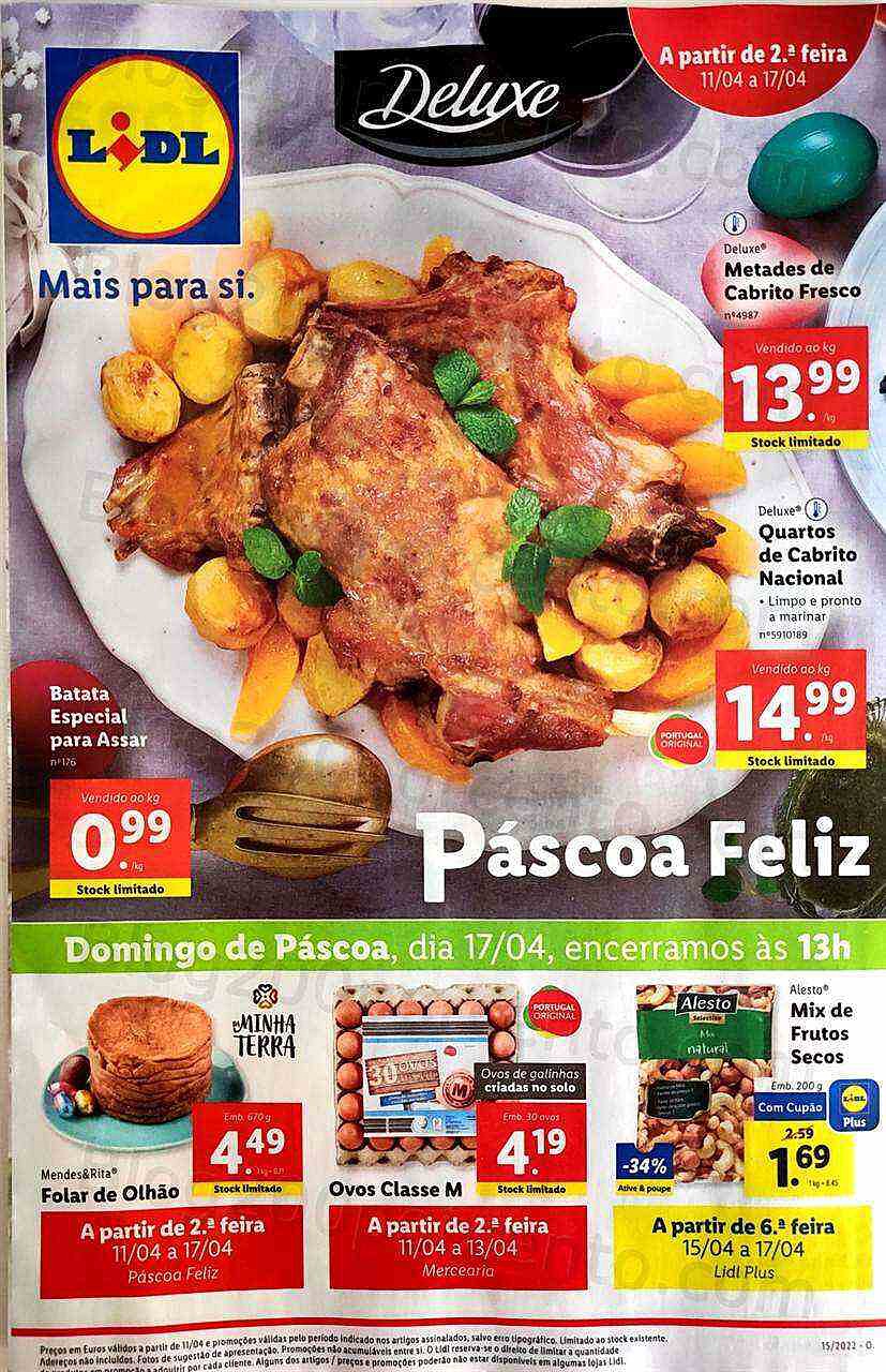 Antevisão Folheto LIDL Promoções de 11 a 17 abril