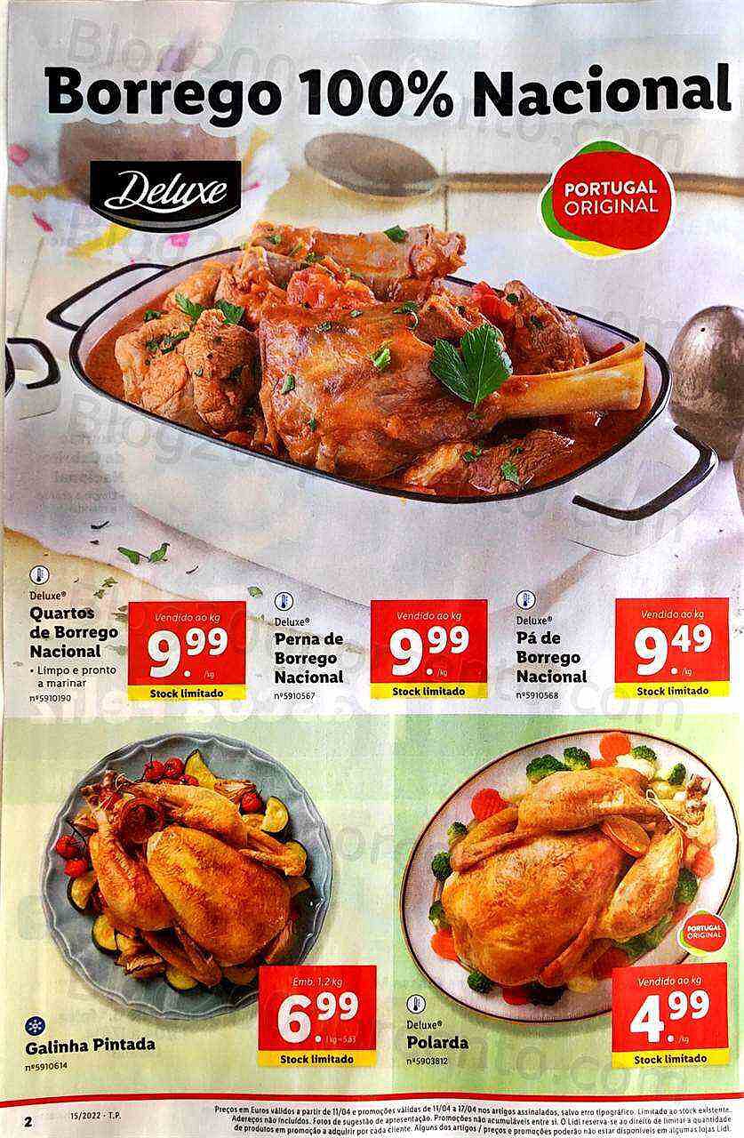 Antevisão Folheto LIDL Promoções de 11 a 17 abril