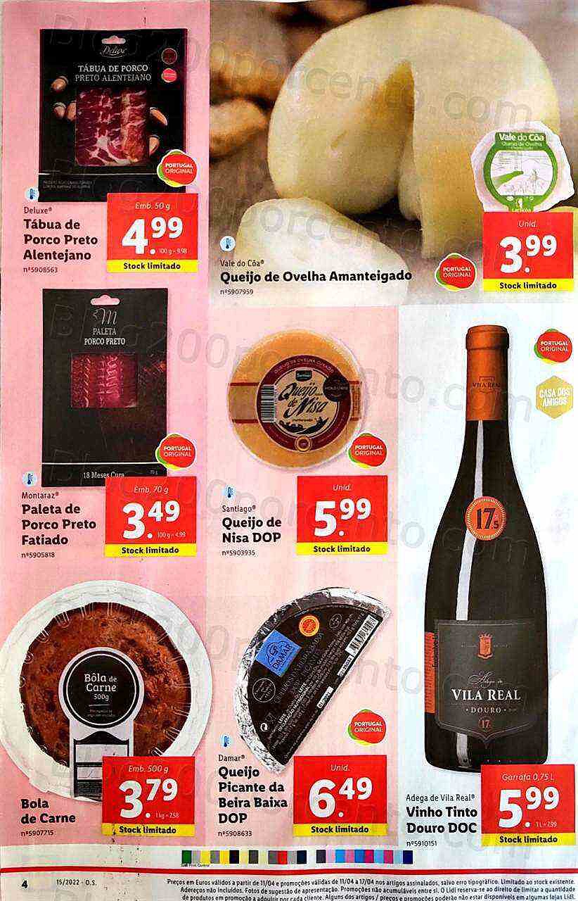 Antevisão Folheto LIDL Promoções de 11 a 17 abril