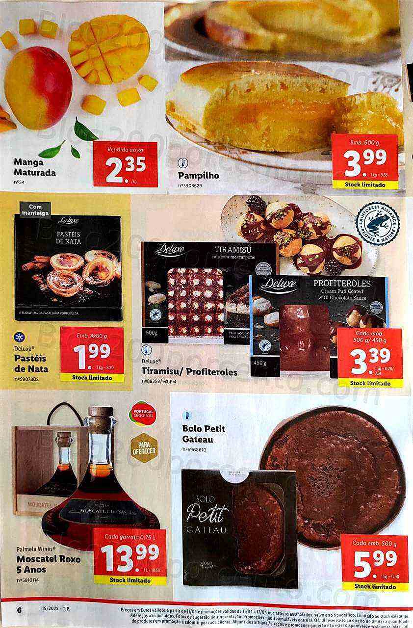 Antevisão Folheto LIDL Promoções de 11 a 17 abril