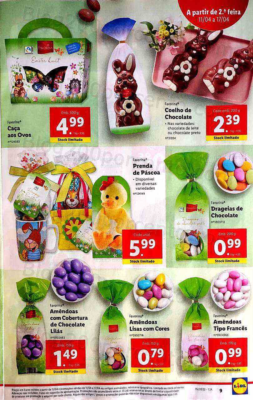 Antevisão Folheto LIDL Promoções de 11 a 17 abril