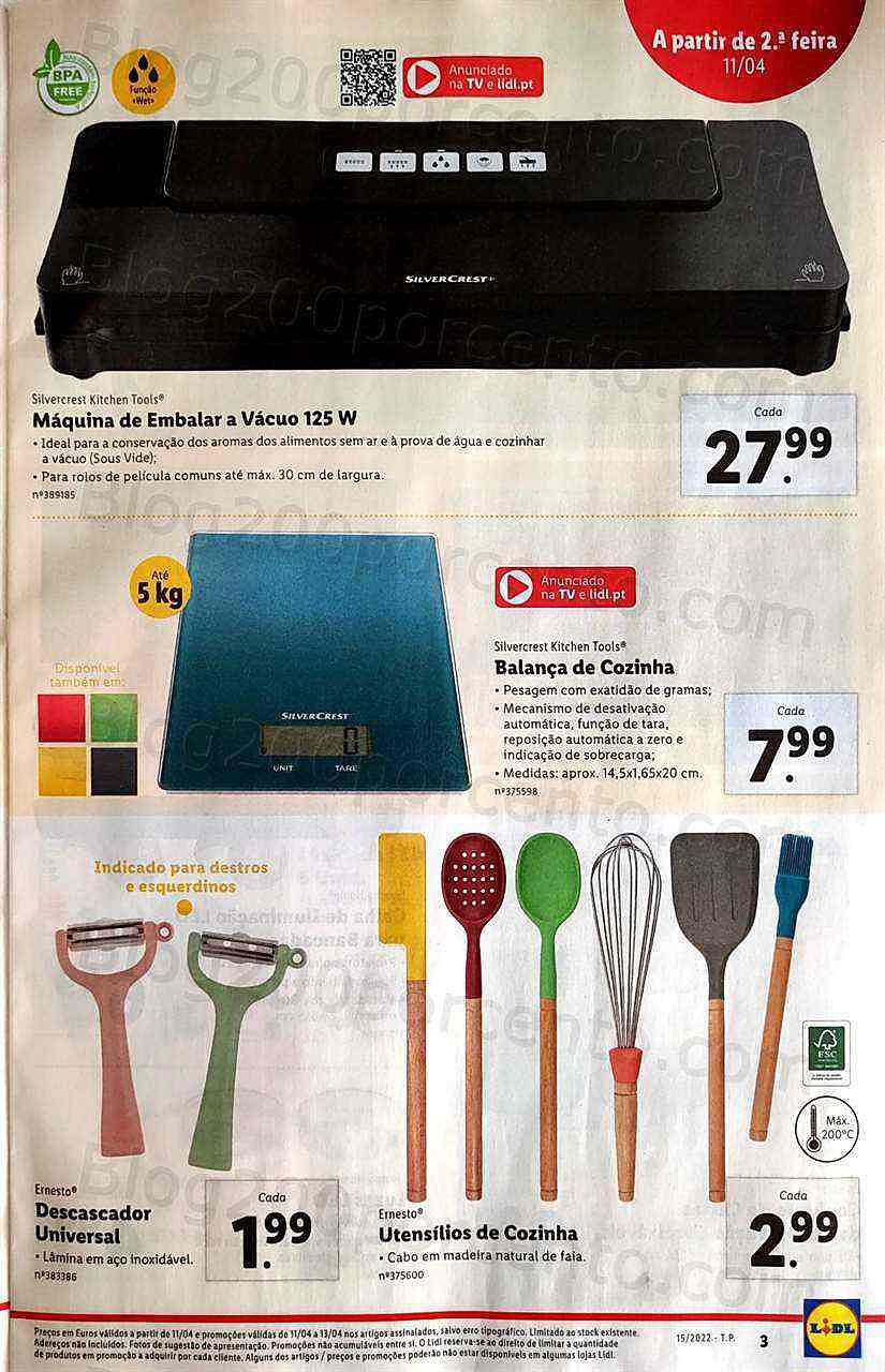 Antevisão Folheto LIDL Promoções de 11 a 17 abril