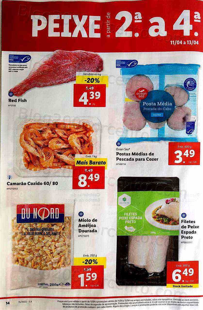 Antevisão Folheto LIDL Promoções de 11 a 17 abril