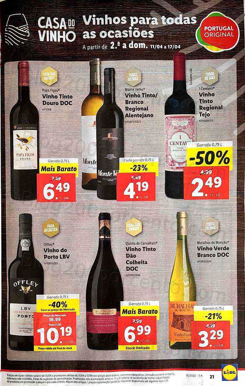 Antevisão Folheto LIDL Promoções de 11 a 17 abril