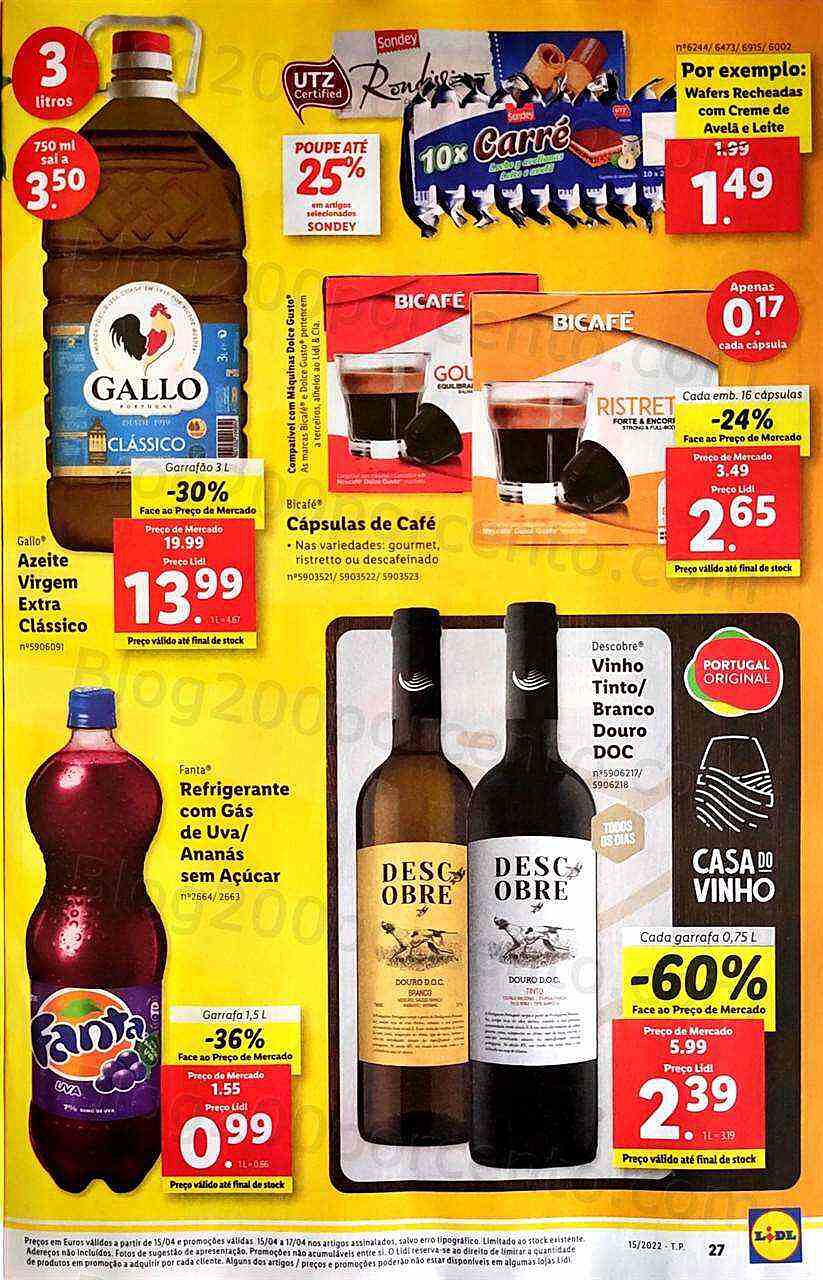 Antevisão Folheto LIDL Promoções de 11 a 17 abril