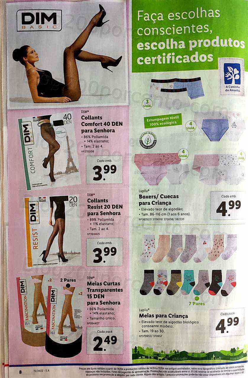 Antevisão Folheto LIDL Promoções de 11 a 17 abril