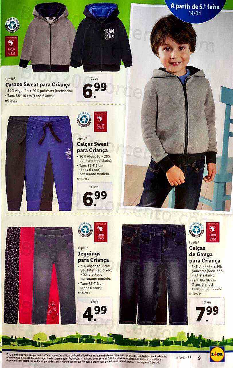 Antevisão Folheto LIDL Promoções de 11 a 17 abril