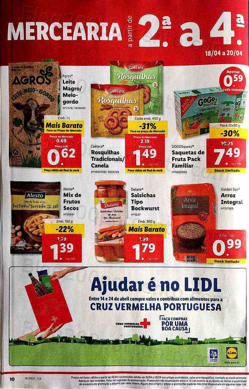 Antevisão Folheto LIDL Promoções de 18 a 24 abril