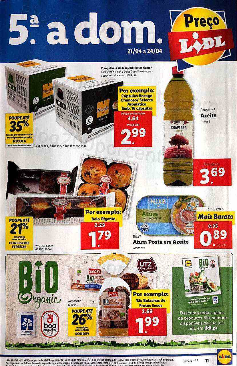 Antevisão Folheto LIDL Promoções de 18 a 24 abril