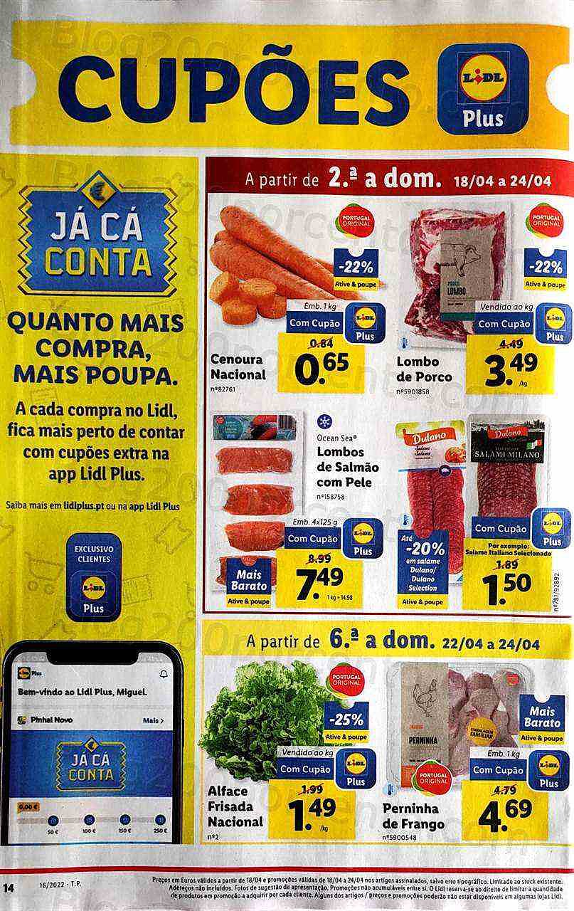 Antevisão Folheto LIDL Promoções de 18 a 24 abril