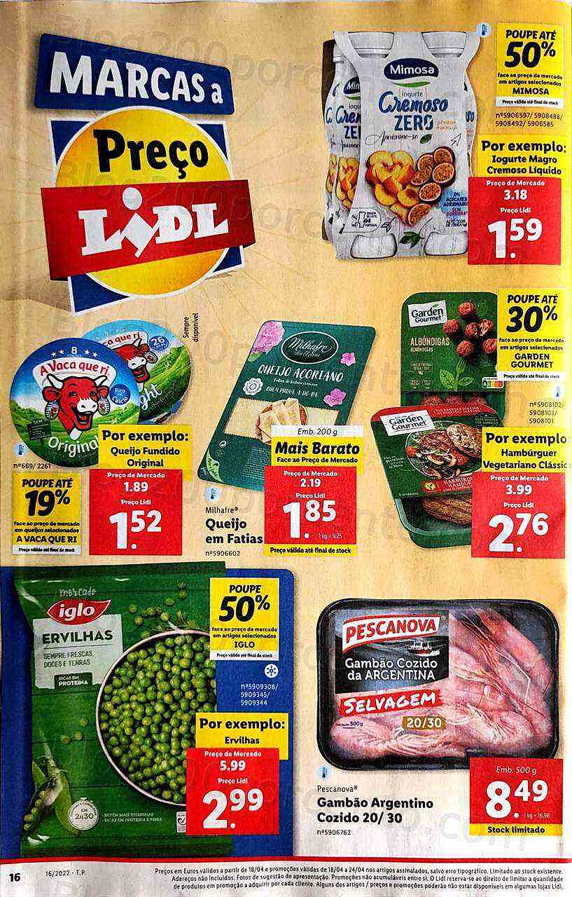 Antevisão Folheto LIDL Promoções de 18 a 24 abril