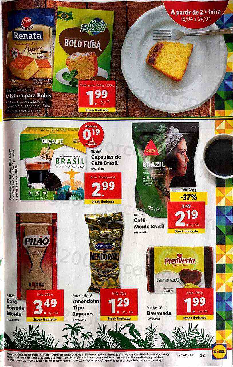 Antevisão Folheto LIDL Promoções de 18 a 24 abril
