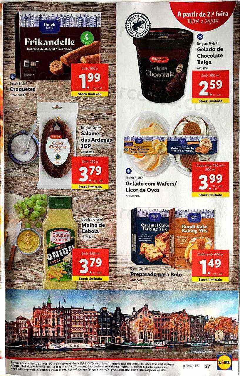 Antevisão Folheto LIDL Promoções de 18 a 24 abril
