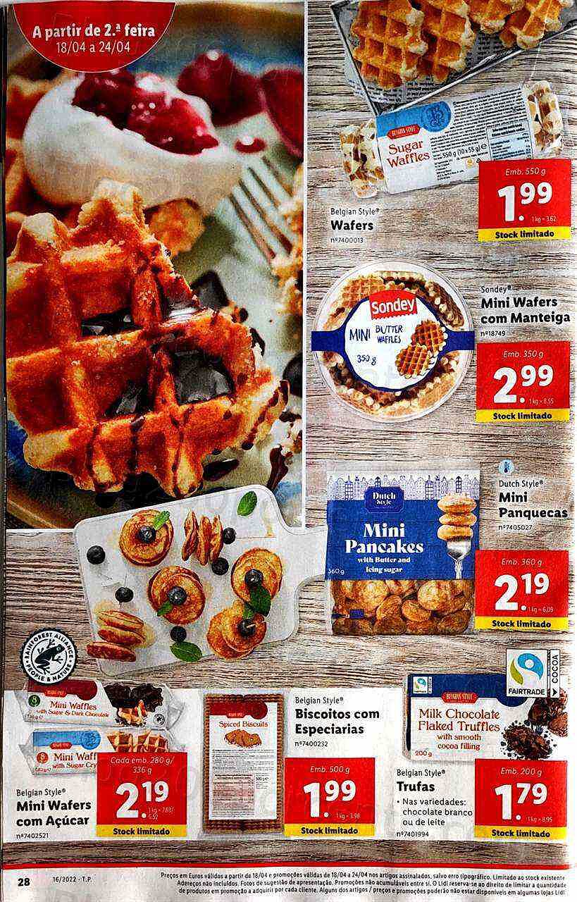 Antevisão Folheto LIDL Promoções de 18 a 24 abril