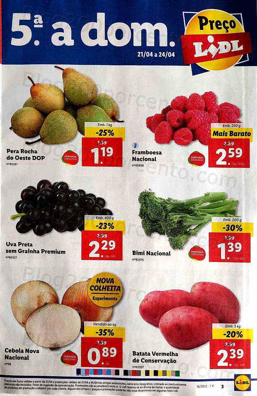 Antevisão Folheto LIDL Promoções de 18 a 24 abril