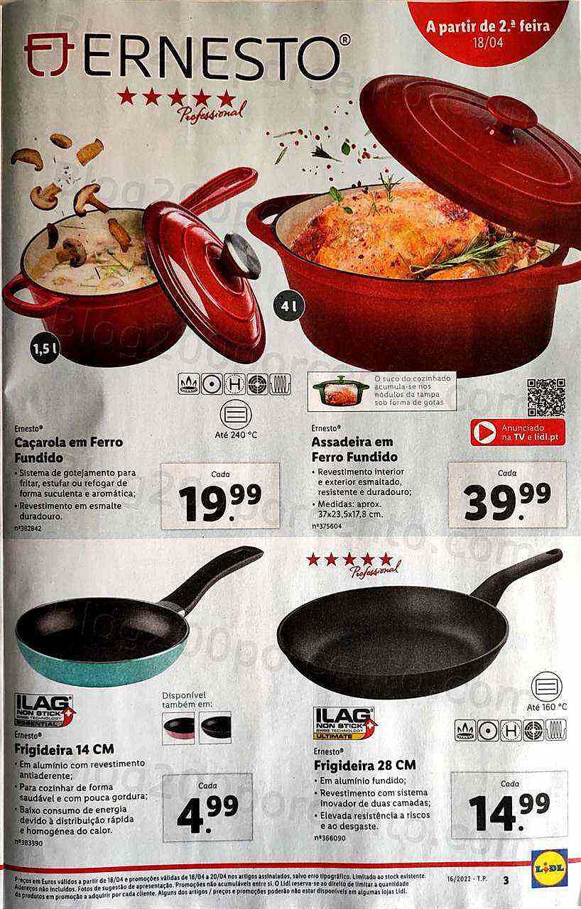 Antevisão Folheto LIDL Promoções de 18 a 24 abril