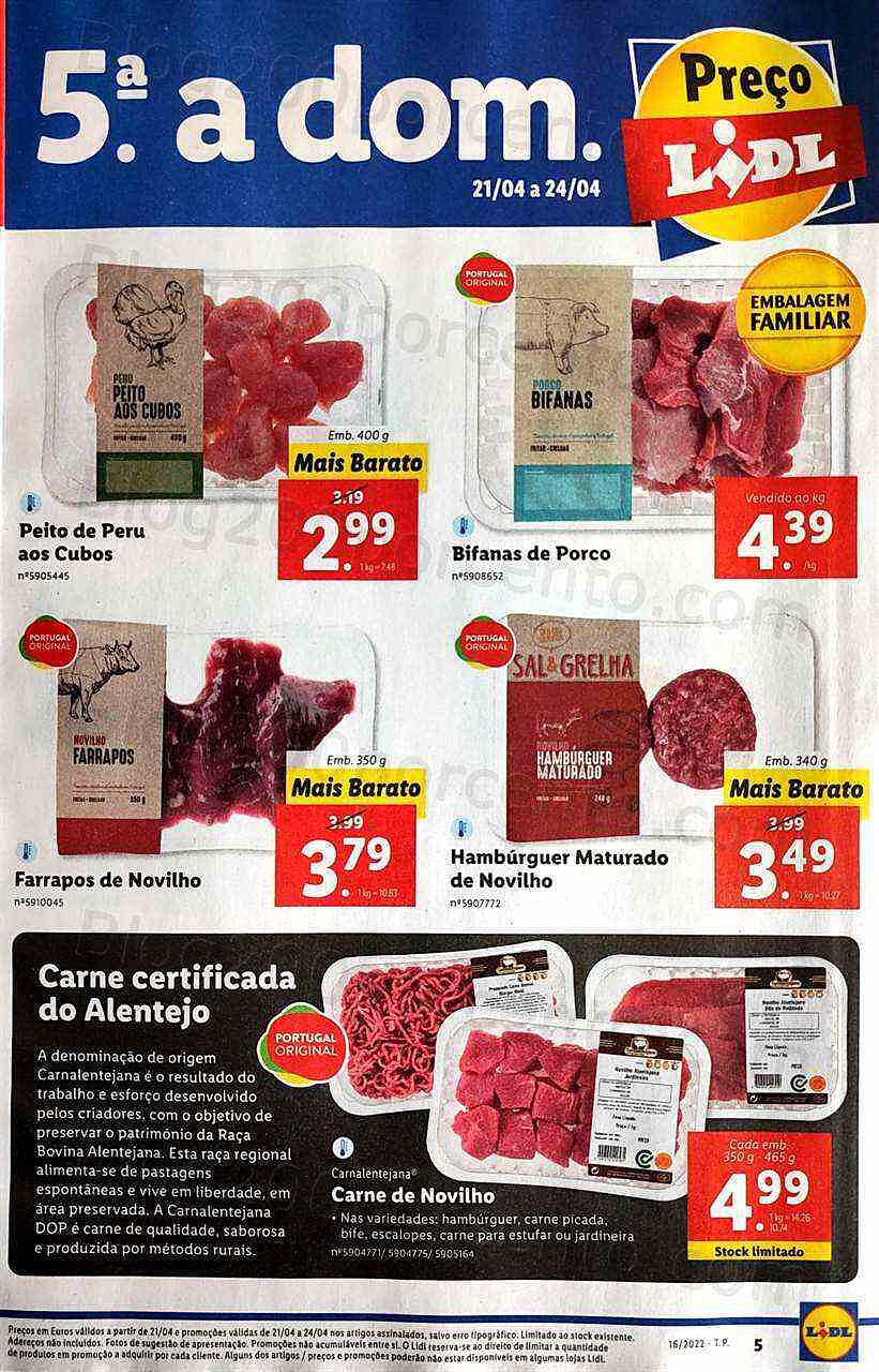 Antevisão Folheto LIDL Promoções de 18 a 24 abril