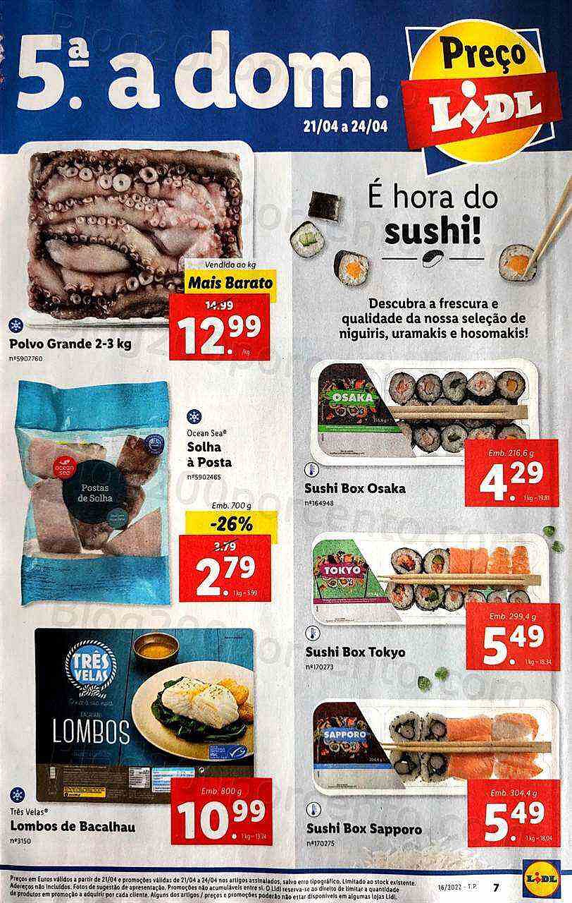 Antevisão Folheto LIDL Promoções de 18 a 24 abril