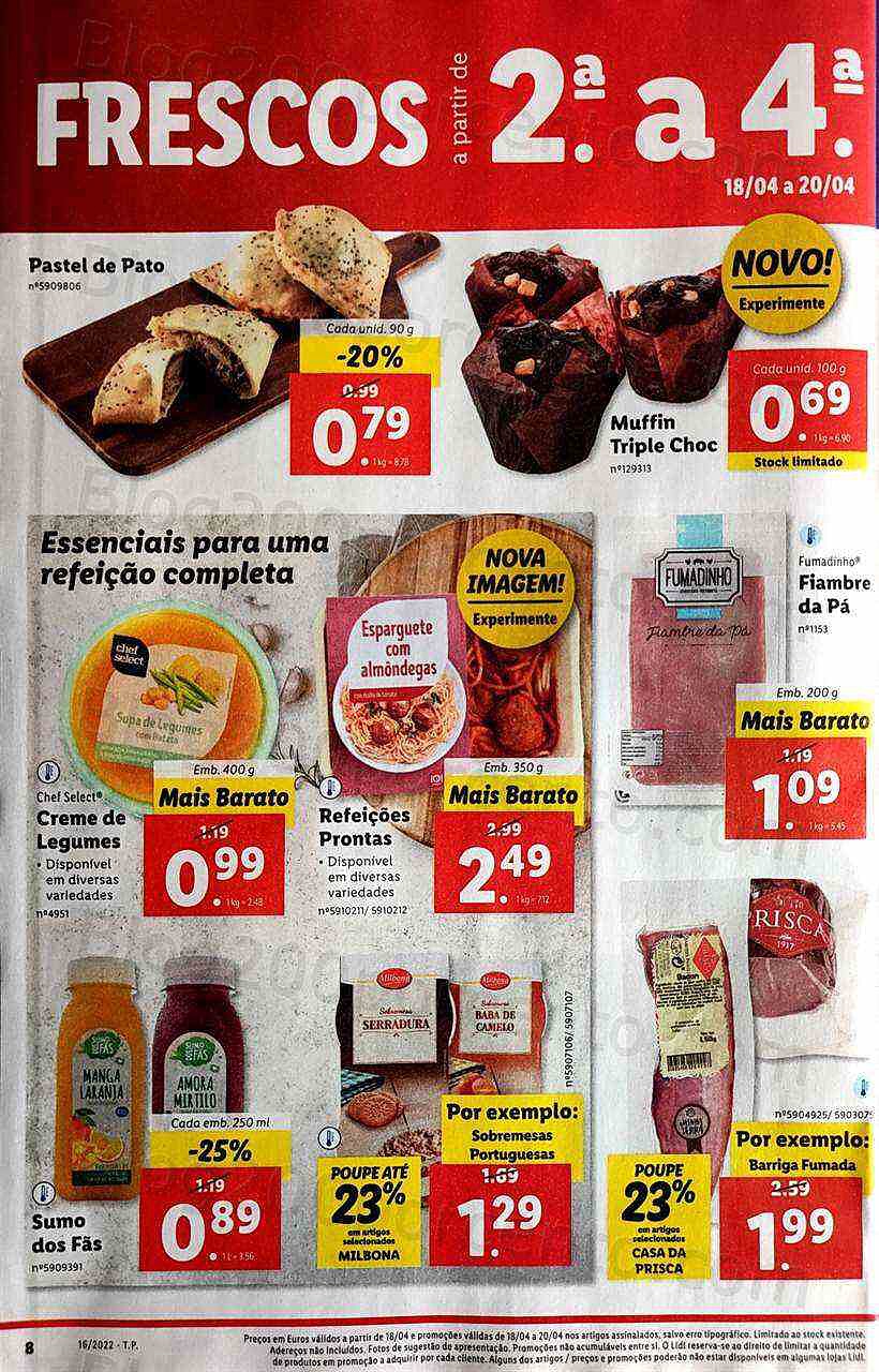 Antevisão Folheto LIDL Promoções de 18 a 24 abril