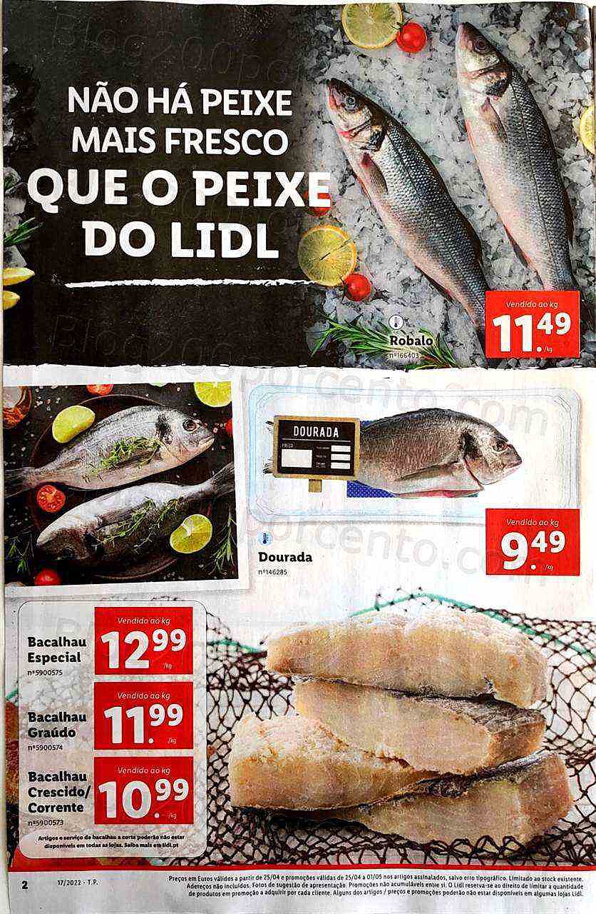 Antevisão Folheto LIDL Promoções de 25 abril a 1 maio
