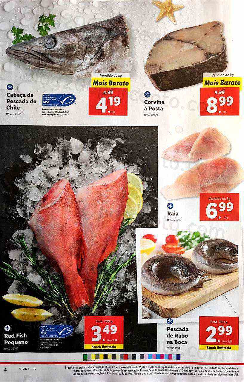 Antevisão Folheto LIDL Promoções de 25 abril a 1 maio