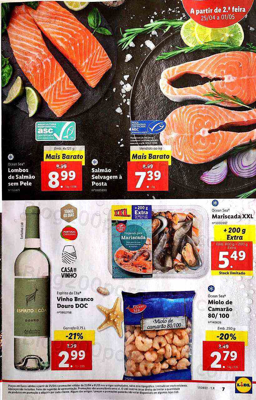 Antevisão Folheto LIDL Promoções de 25 abril a 1 maio