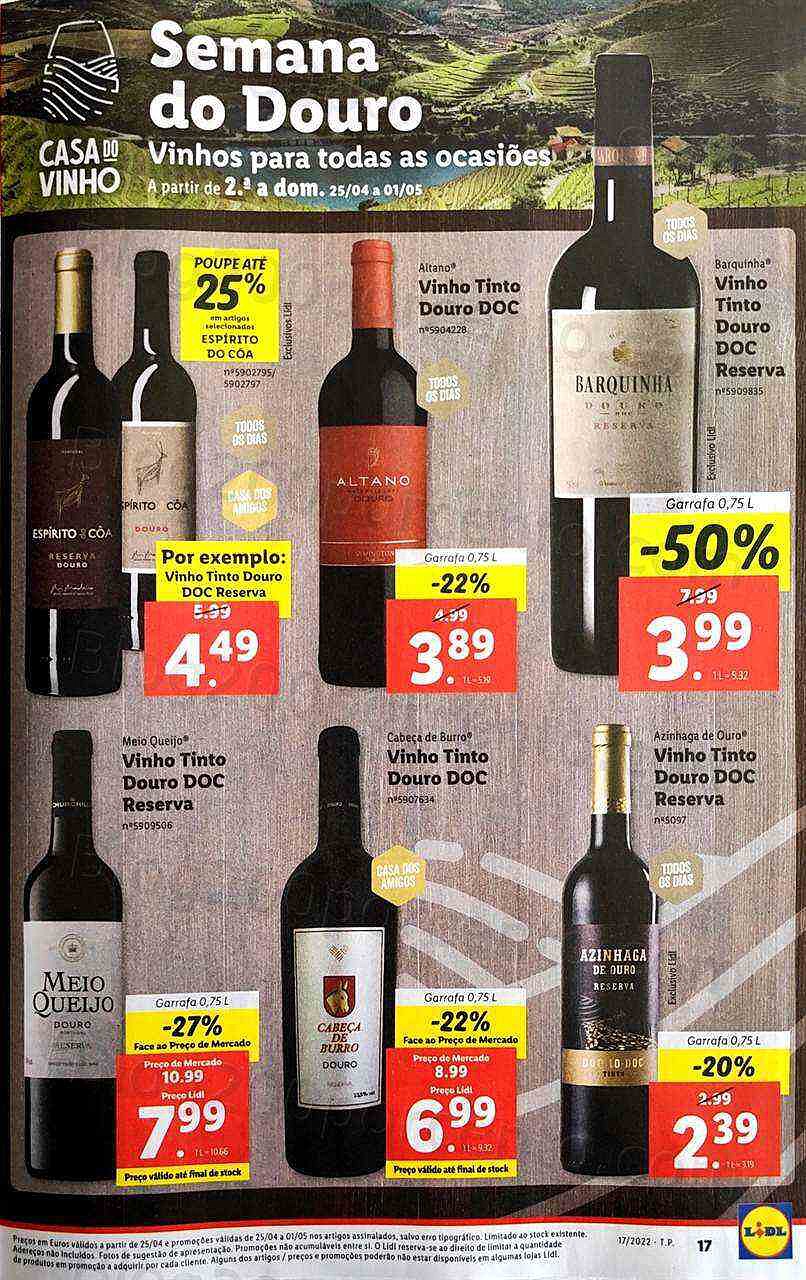 Antevisão Folheto LIDL Promoções de 25 abril a 1 maio