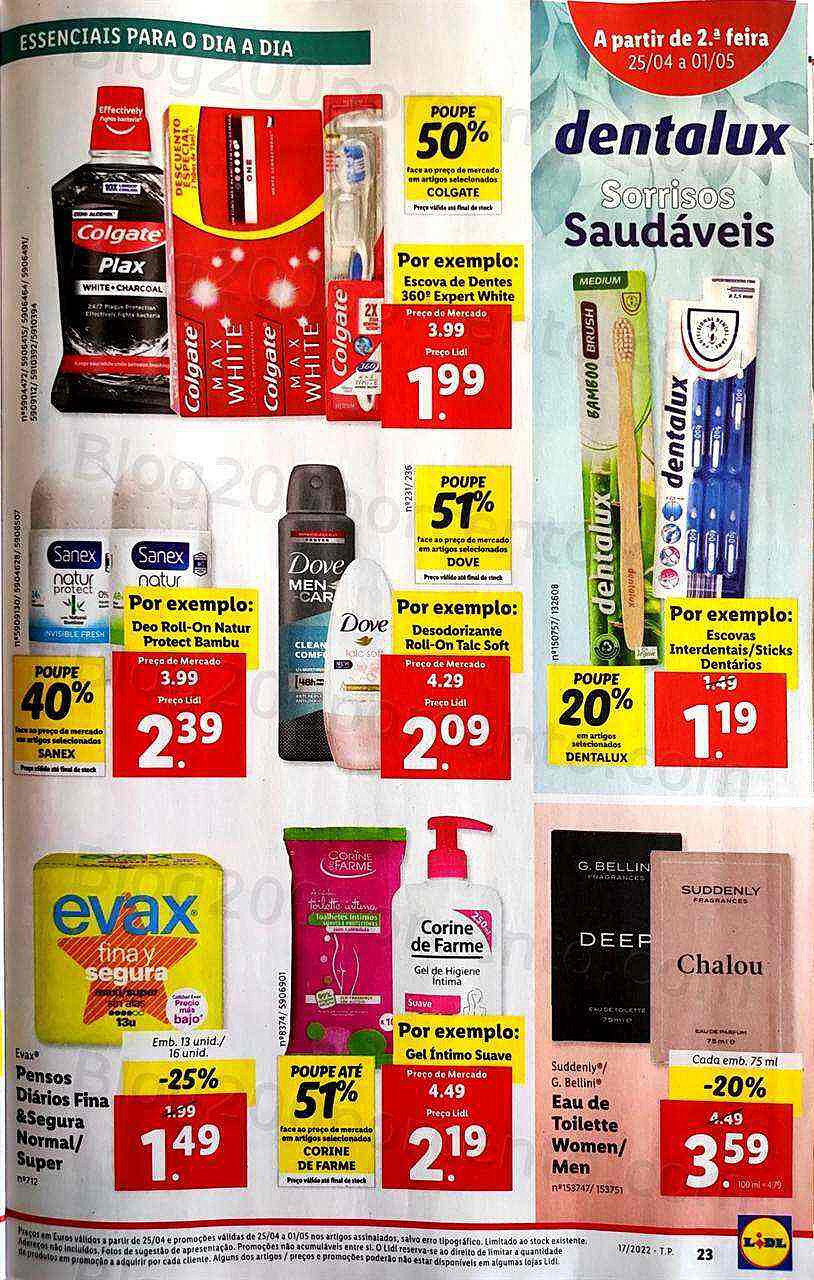 Antevisão Folheto LIDL Promoções de 25 abril a 1 maio