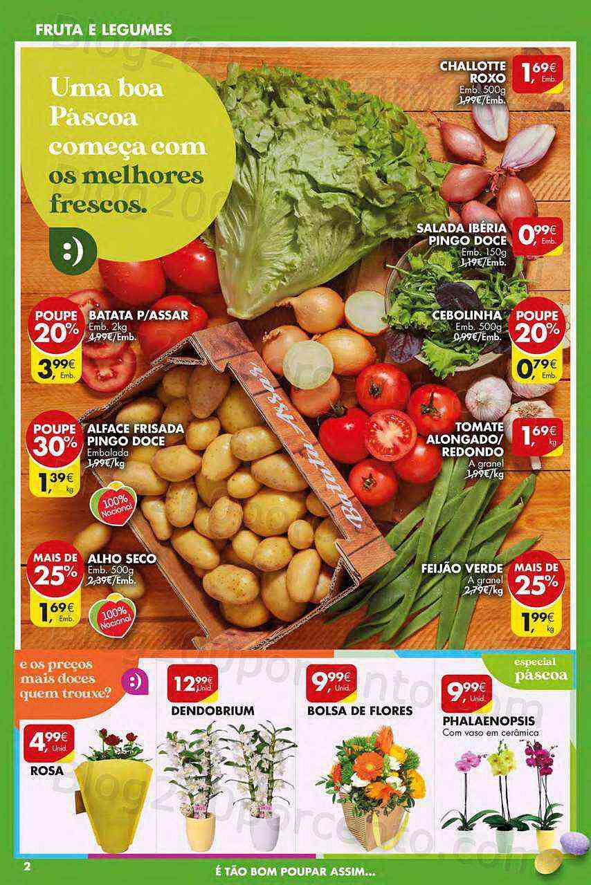 Antevisão Folheto PINGO DOCE Lojas Norte Promoções de 12 a 18 abril